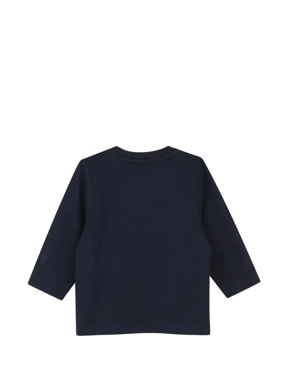 BOSS Kidswear T-shirt met logoprint Blauw