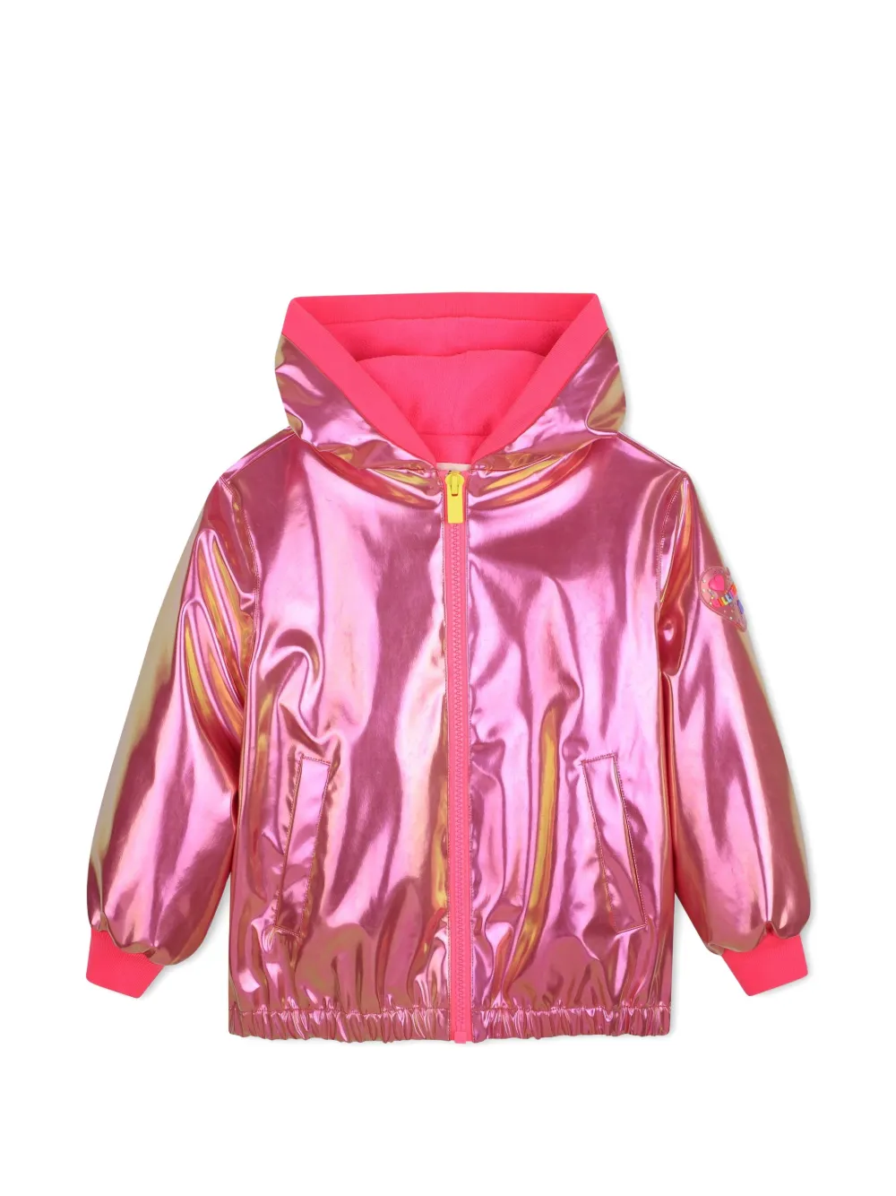 Billieblush Regenmantel mit Metallic-Effekt - Rosa