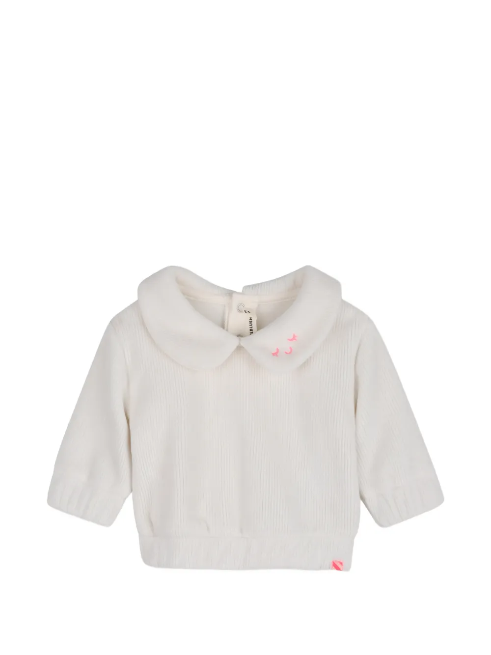 Billieblush Ribgebreide gestreepte trui en legging Beige
