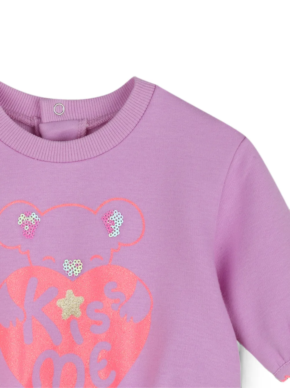 Billieblush Trainingspak met pailletten en grafische print Paars