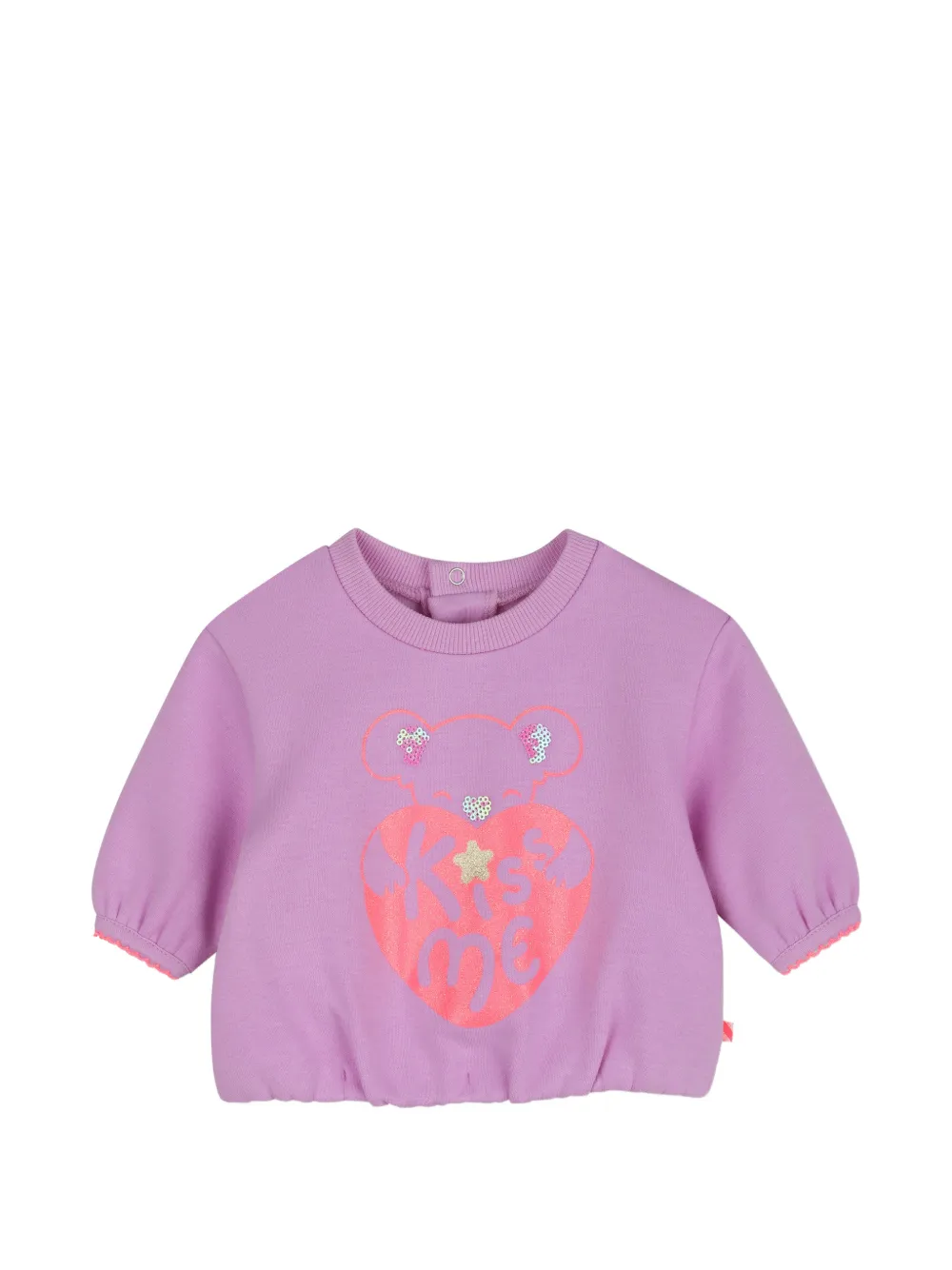 Billieblush Trainingspak met pailletten en grafische print Paars