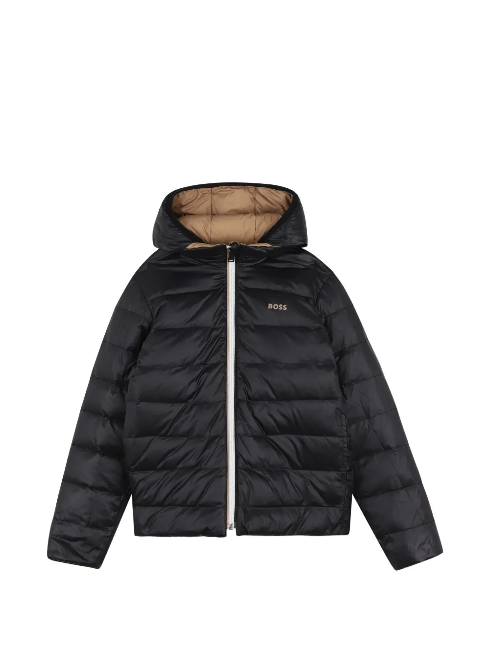 BOSS Kidswear Piumino reversibile con cappuccio - Nero