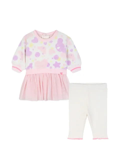 Billieblush Set aus Kleid und Leggings mit grafischem Print