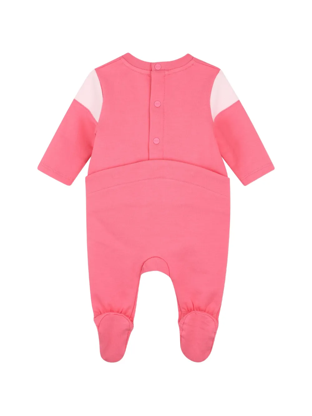 BOSS Kidswear Pyjama met logo-patch en vlakken Roze