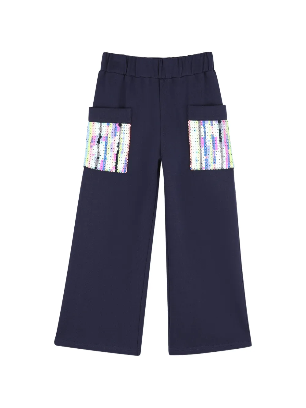 Billieblush sequin-embellished wide-leg trousers
