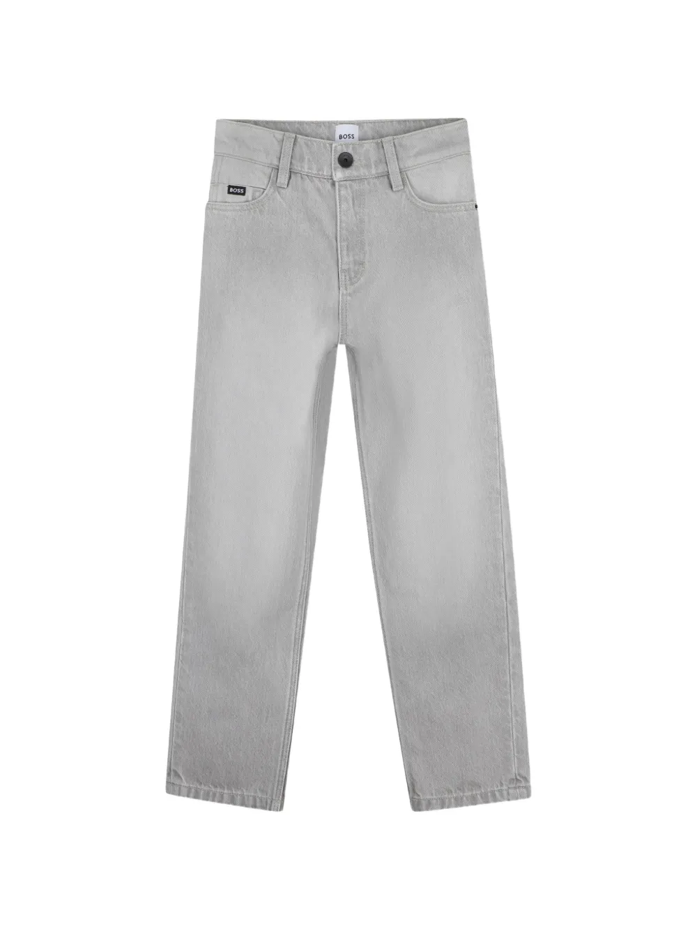 BOSS Kidswear Jeans con applicazione logo - Grigio