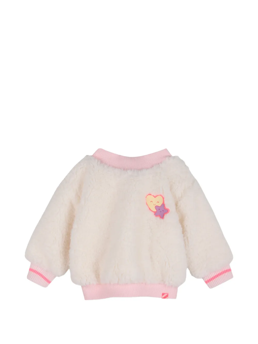 Billieblush Trui en broek met hart-patroon Beige