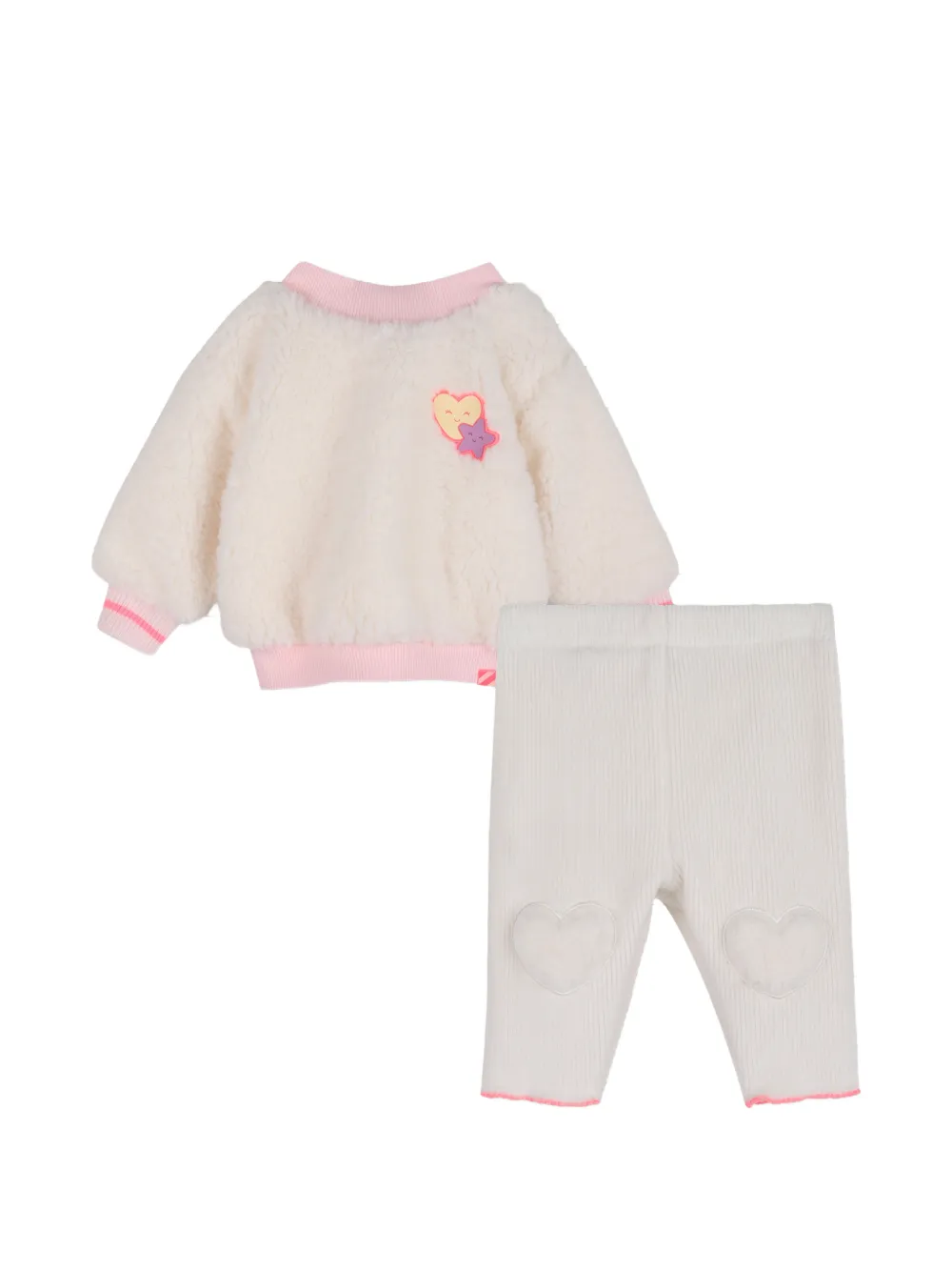 Billieblush Set maglione e pantaloni con applicazione - Toni neutri