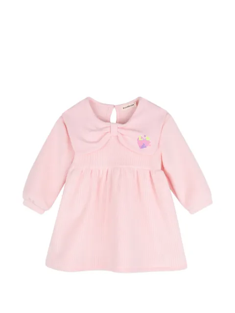 Billieblush bow-detail ribbed dress