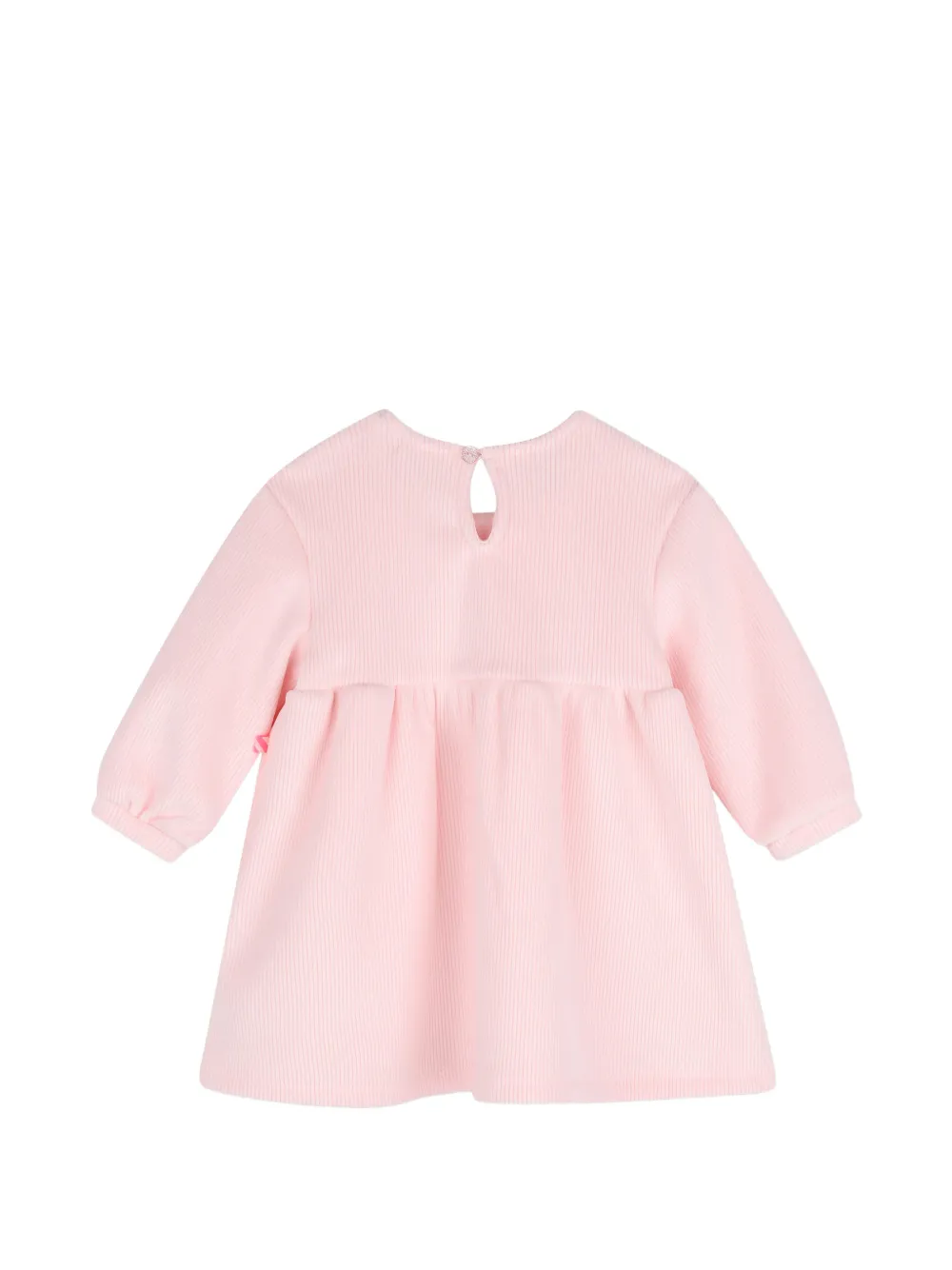 Billieblush Geribbelde jurk met strik-detail Roze