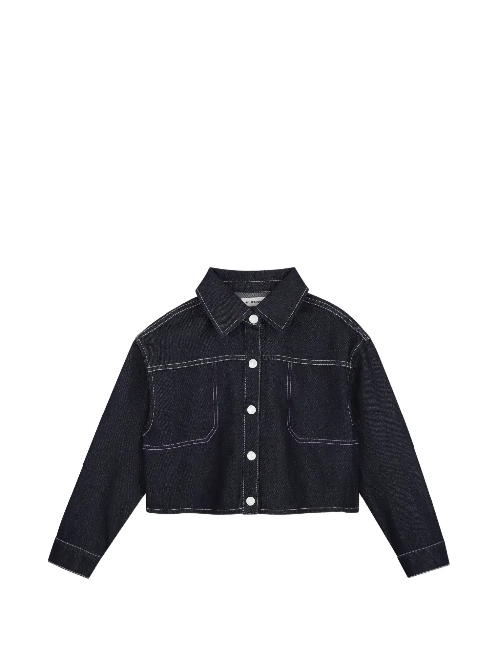 Billieblush Giacca denim con cuciture a contrasto