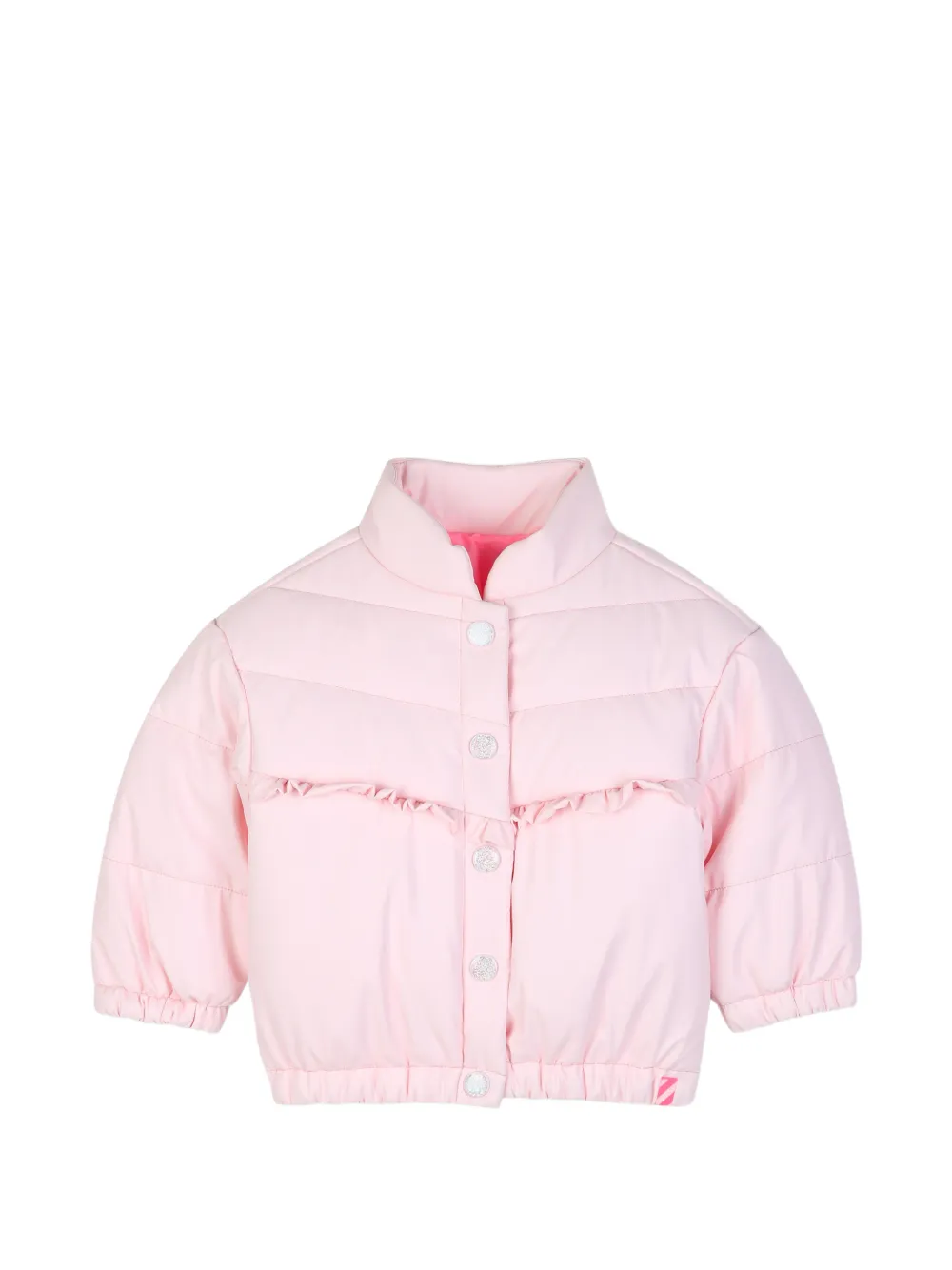 Billieblush Piumino con ruches - Rosa