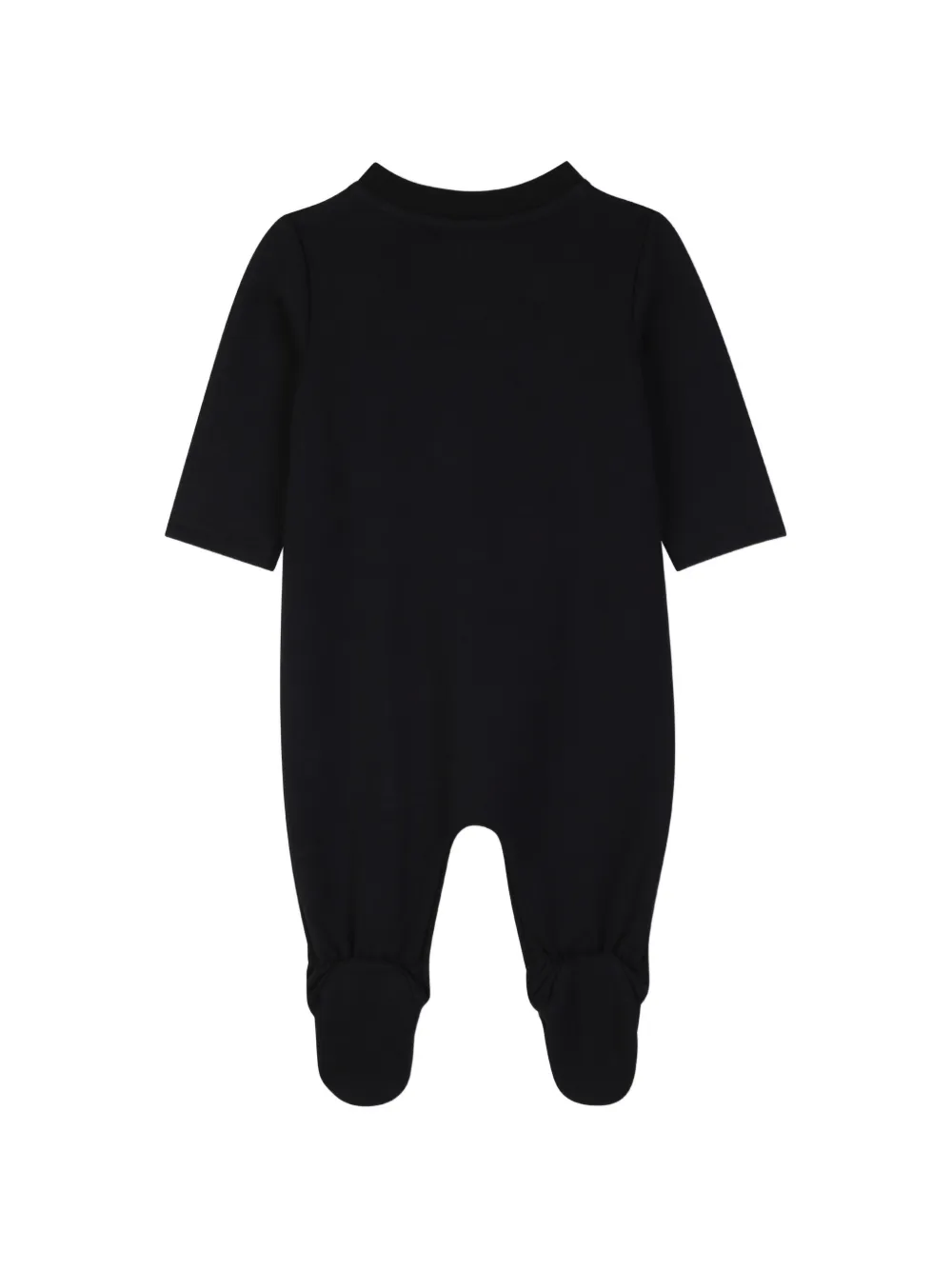 BOSS Kidswear Vier pyjama's met logo-patch Zwart