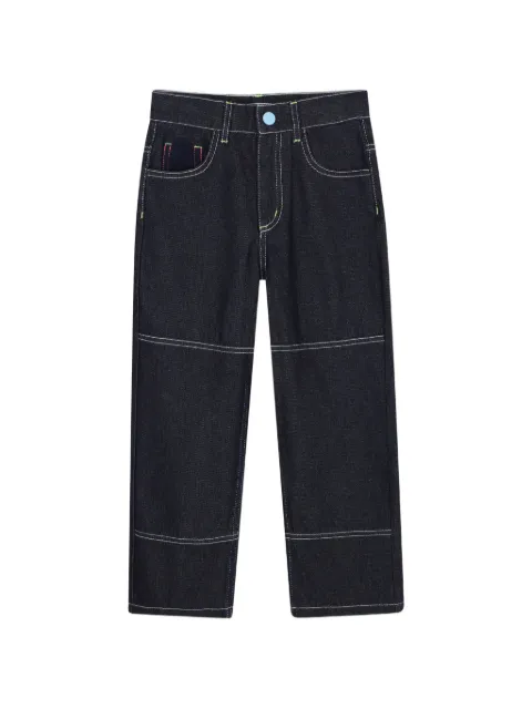 Billieblush Jeans mit grafischem Print mit Kontrastnähten