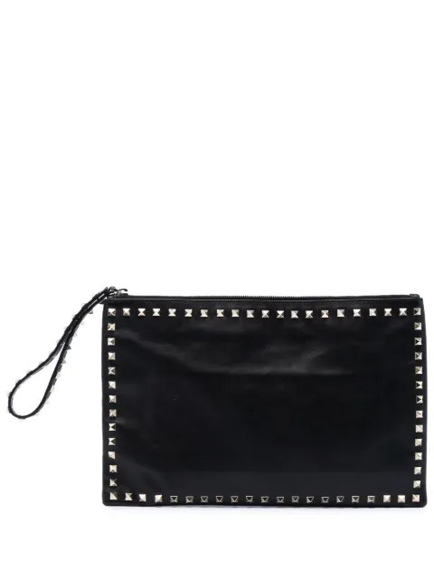 Valentino Garavani Pre-Owned 2000-2017 Rockstud Clutch aus Leder
