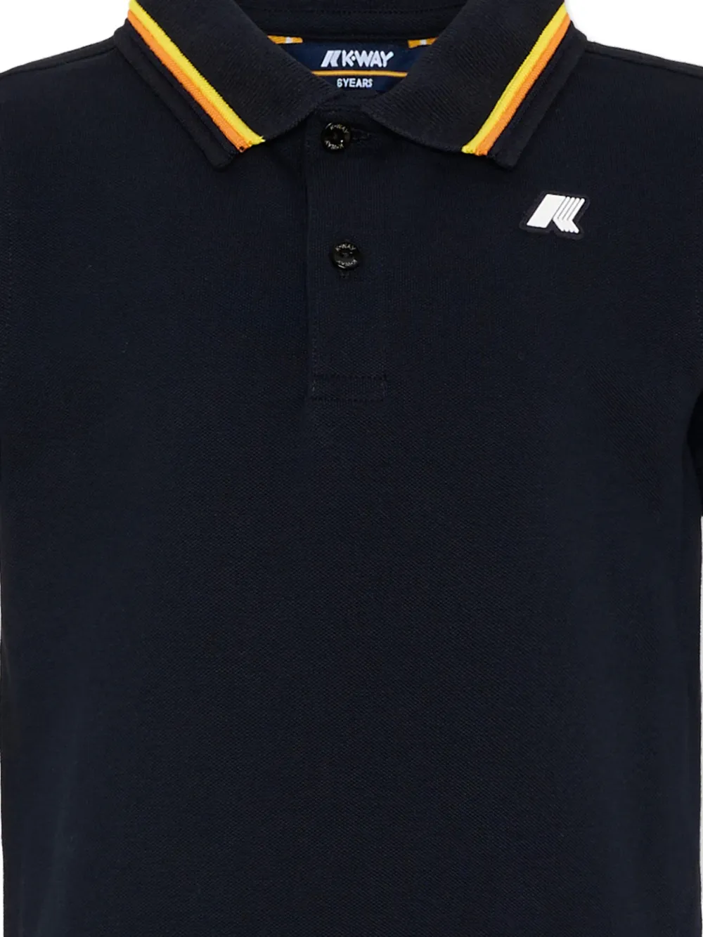 K Way Kids Poloshirt met logopatch Blauw