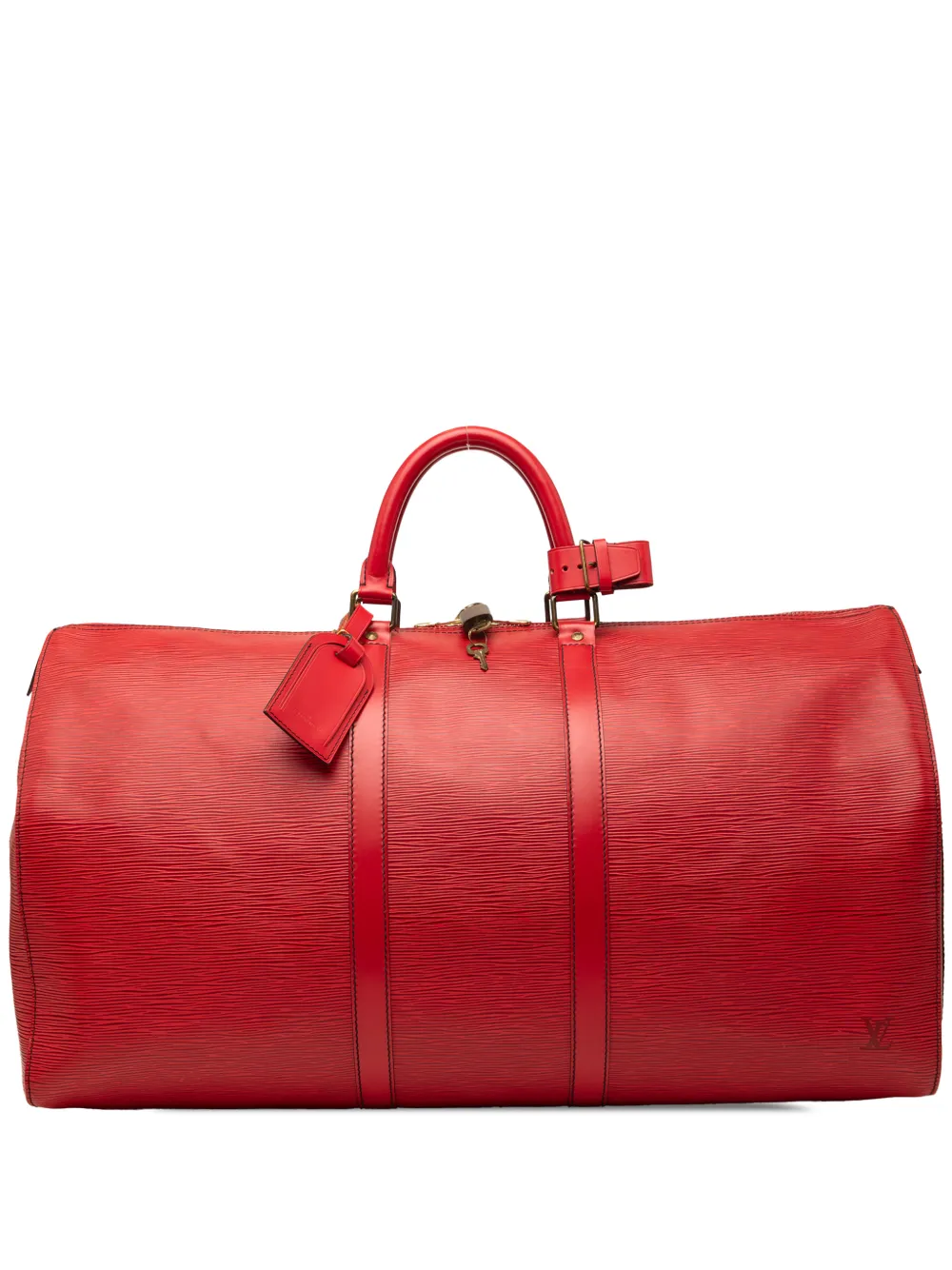 Louis Vuitton Pre-Owned 1991 Epi Keepall 55 travel bag - Rosso