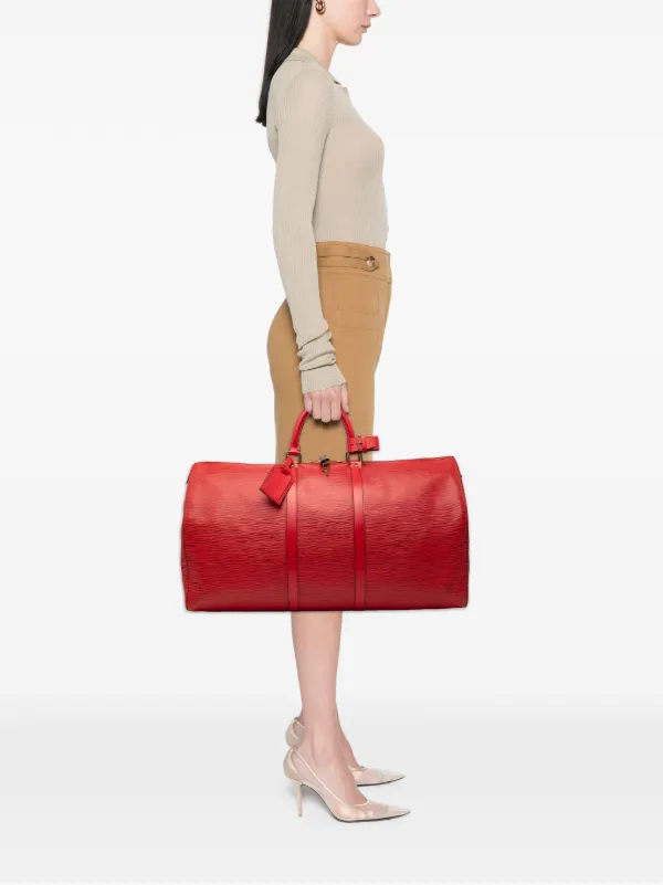 ルイ・ヴィトン LOUIS VUITTON キーポル 55 エピ バッグ Louis Vuitton Pre-Owned 1991 エピ キーポル 55 ボストンバッグ