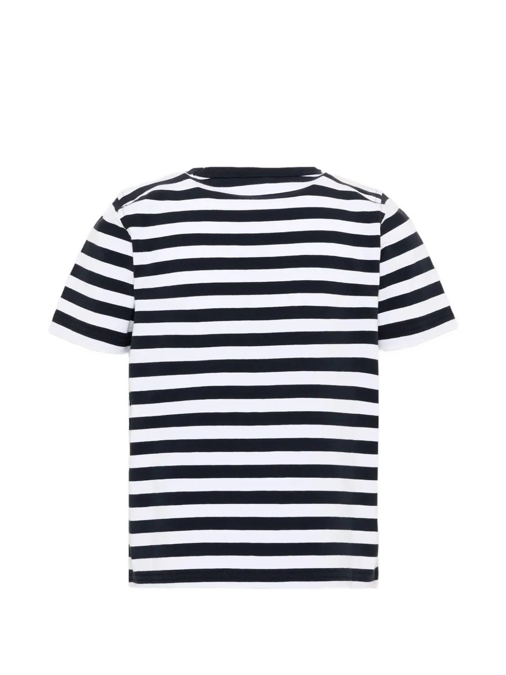 K Way Kids Adame T-shirt met horizontale streep en logopatch Blauw