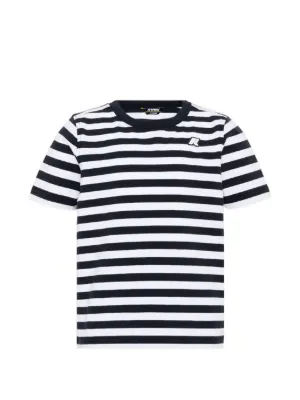 Comme Des Garçons Play Kids Striped T-shirt | Black | FARFETCH