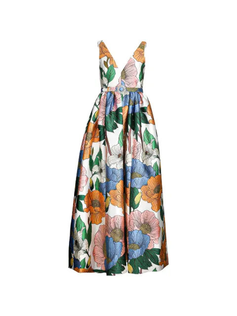 Borgo De Nor vestido largo con estampado floral