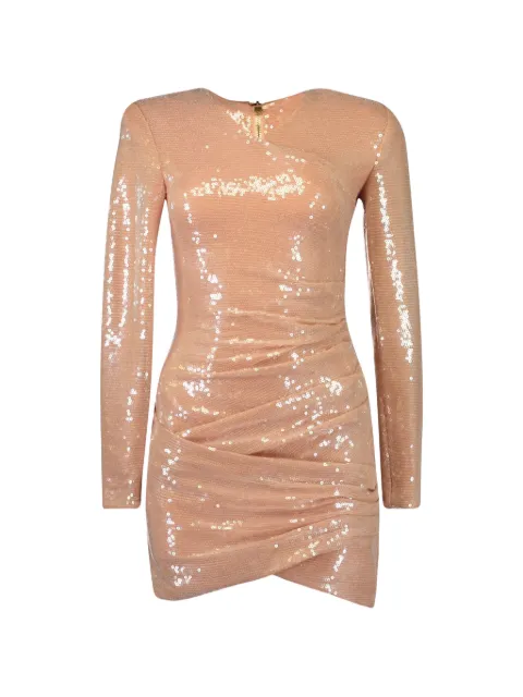 Balmain vestido corto con lentejuelas