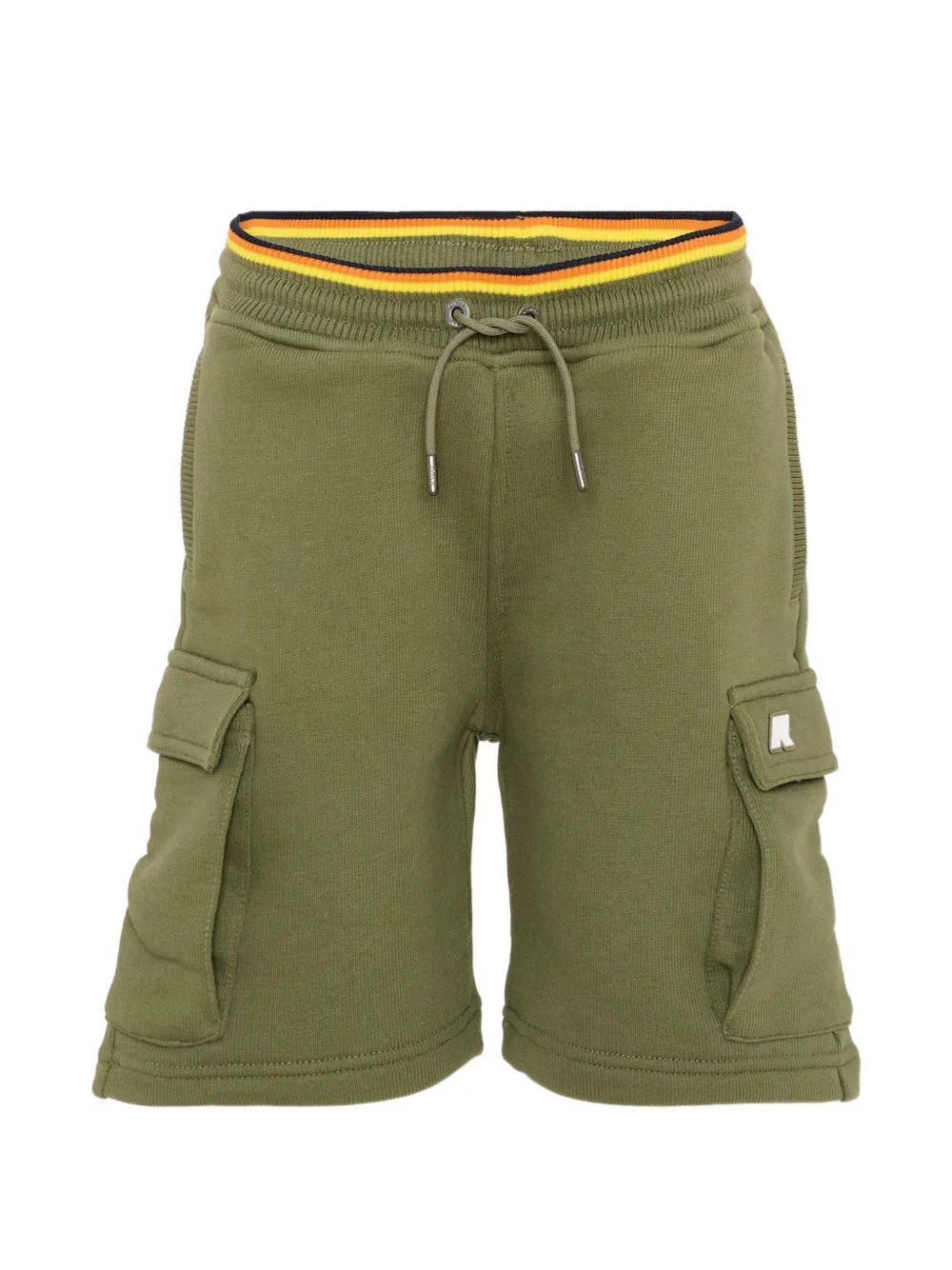K Way Kids Erik drawstring-waist shorts - Verde