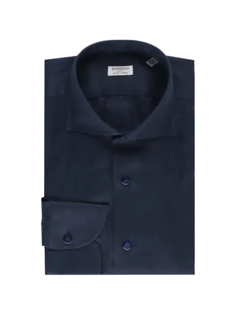 BORRIELLO NAPOLI camisa con botones y cuello italiano