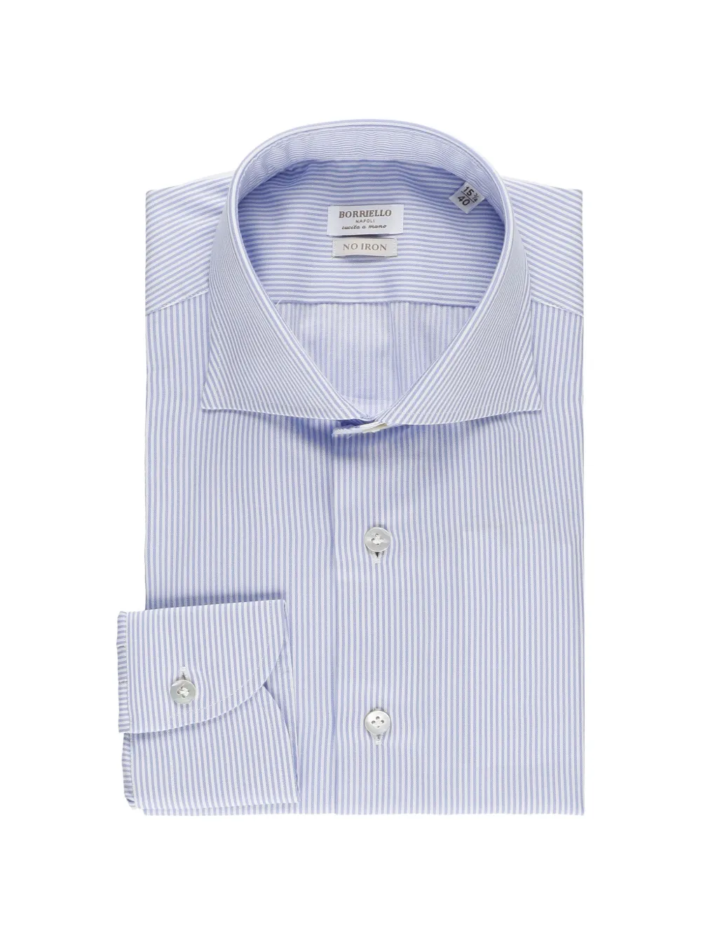 BORRIELLO NAPOLI Basic striped shirt - Blu