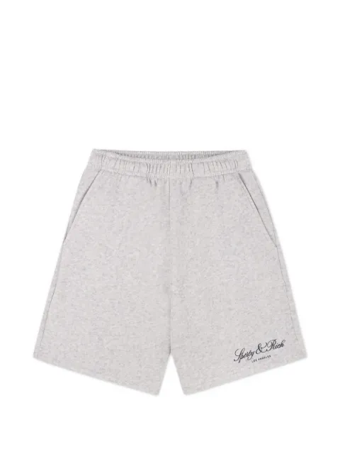 SPORTY & RICH KIDS bermudas con pretina elástica y logo estampado
