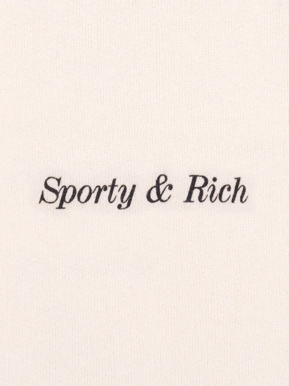 SPORTY & RICH KIDS Shorts met logopatch Wit