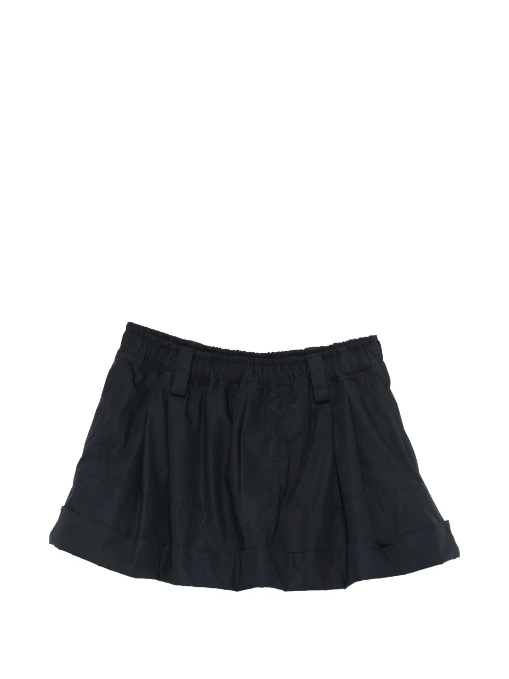 MERYLL ROGGE pleated elasticated shorts - Blu