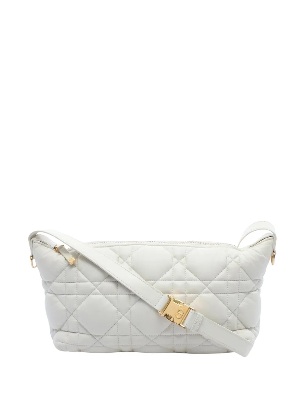 Christian Dior Pre-Owned 2000-2026 Leather Nomad crossbody bag - Weiß