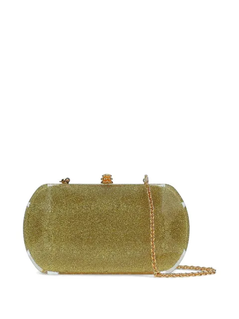 Tyler Ellis Giulia glitter clutch bag