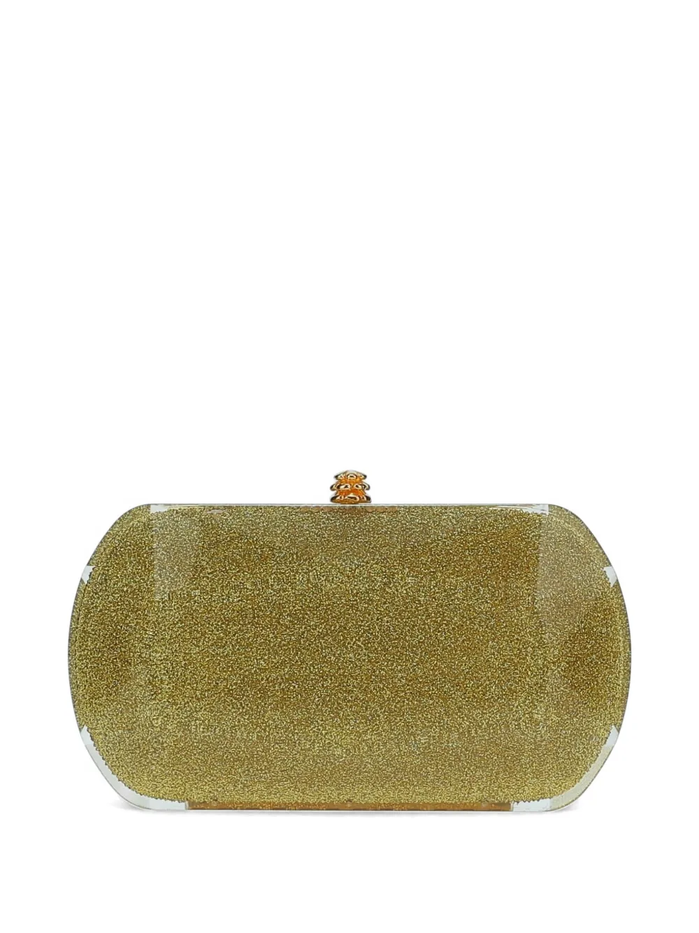 Tyler Ellis Giulia glitters clutch Goud