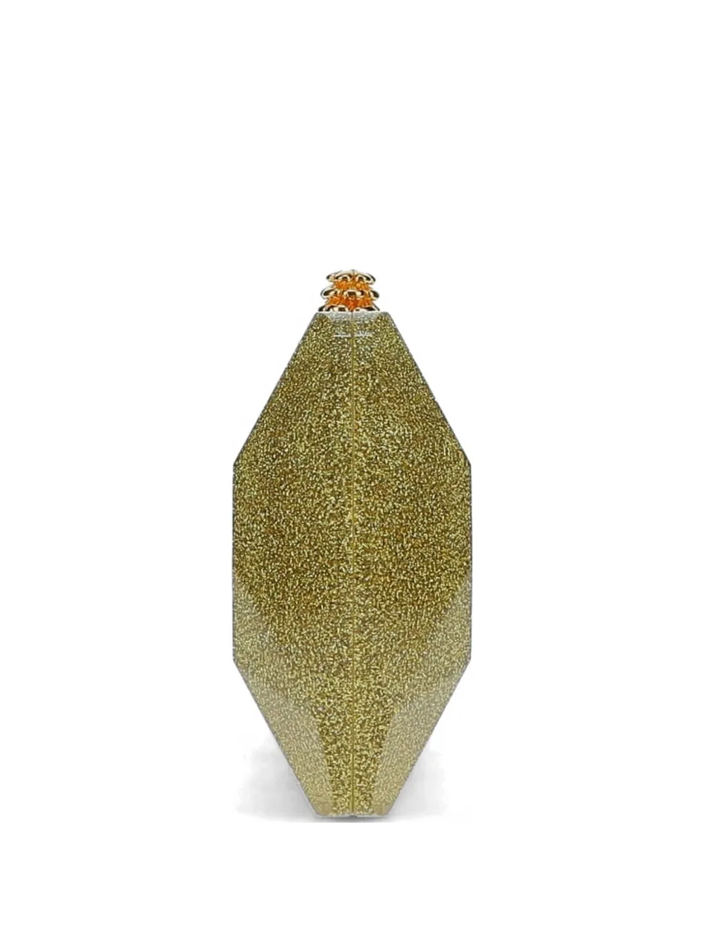 Tyler Ellis Giulia glitters clutch Goud