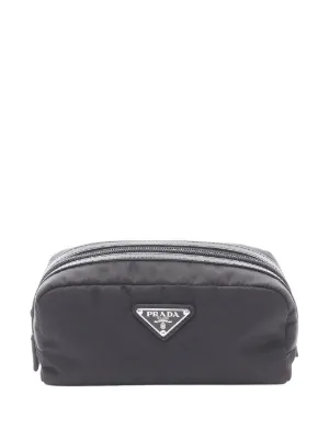 Prada Pre-Owned 2013-2026 テスート トライアングル ポーチ
