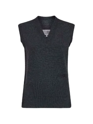 Jil Sander wool-knit Top | Grey | FARFETCH UK