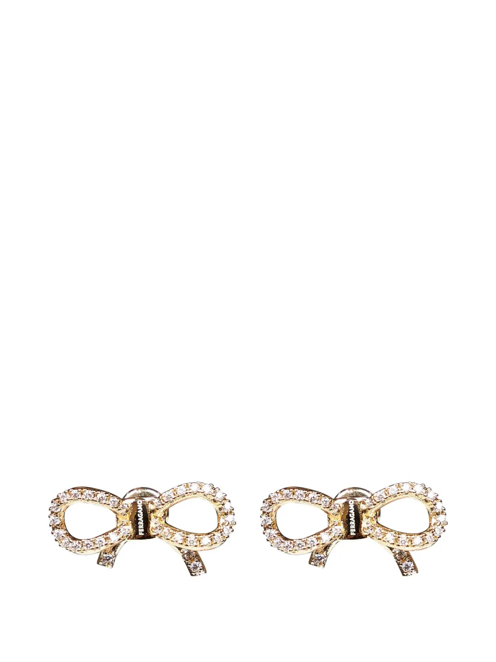 Ferragamo Vara bow earrings - Gold