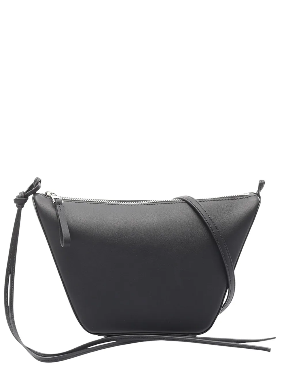 Loewe Pre-Owned 2010-2026 Mini Leather Hammock Hobo shoulder bag - Nero