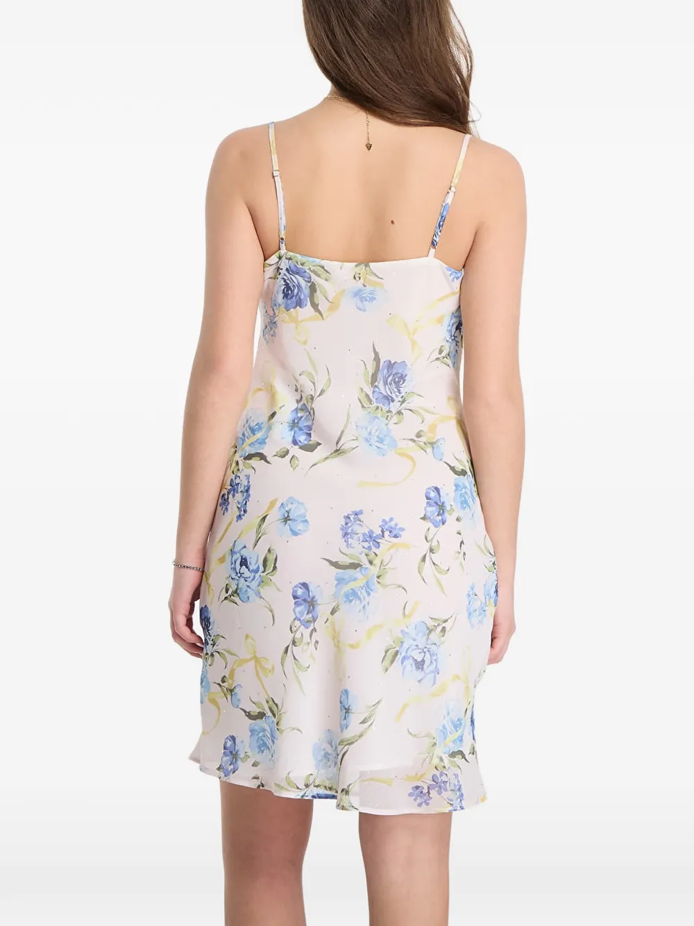 GUESS USA Mini-jurk met bloemenprint Beige