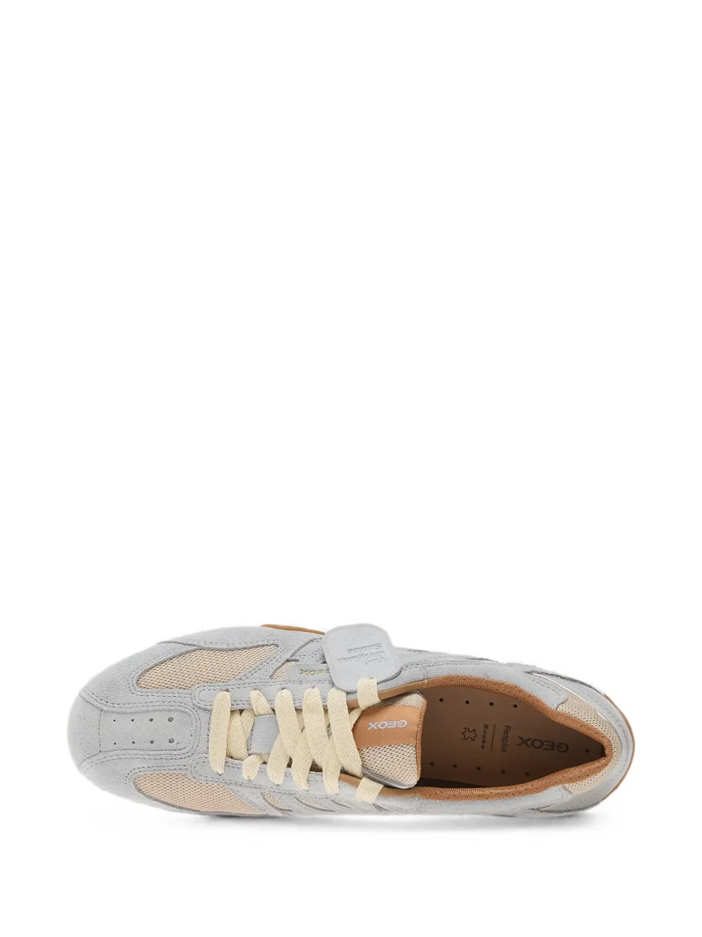 Geox Snake Original sneakers met mesh vlakken Grijs
