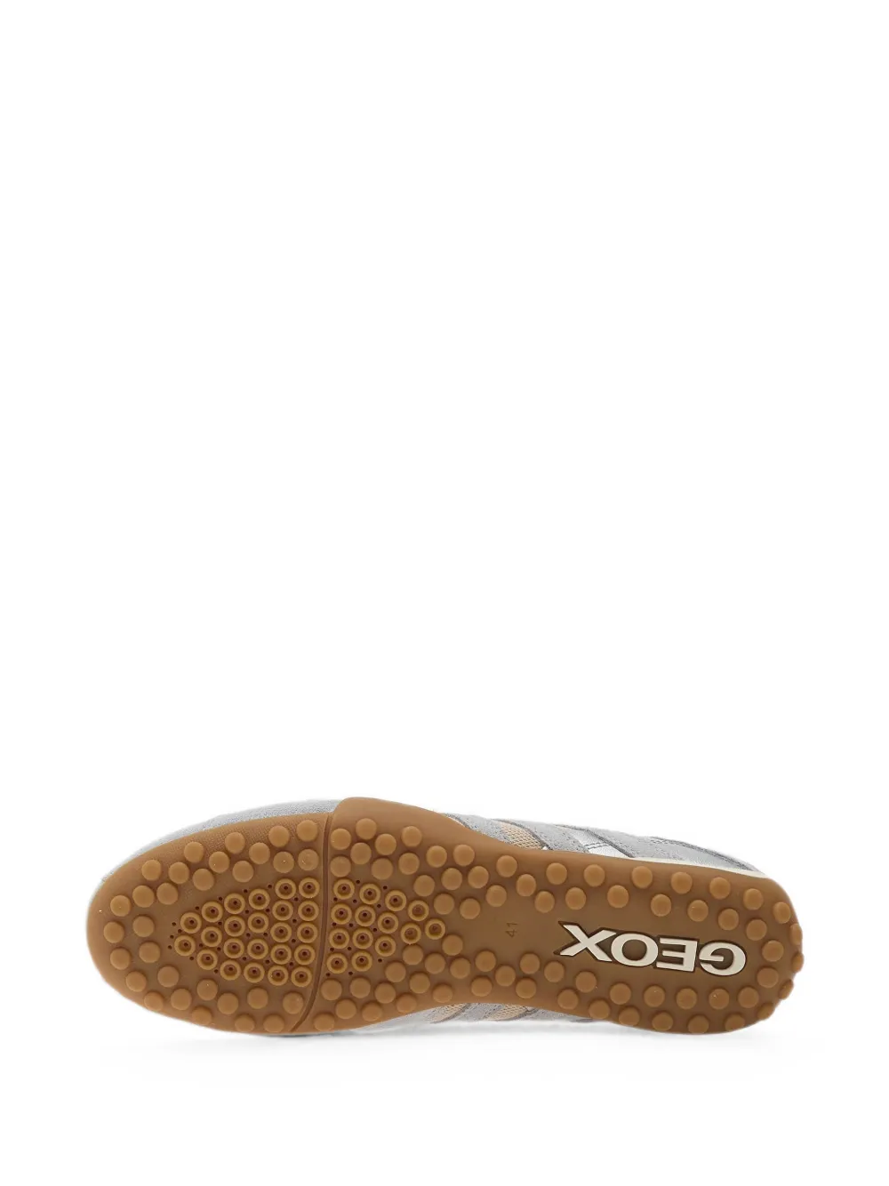 Geox Snake Original sneakers met mesh vlakken Grijs