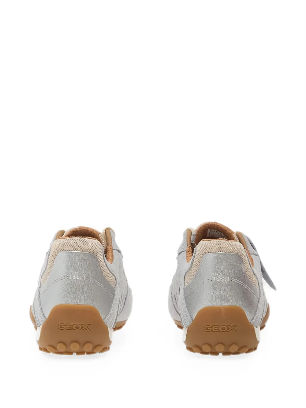 Geox Snake Original sneakers met mesh vlakken Grijs
