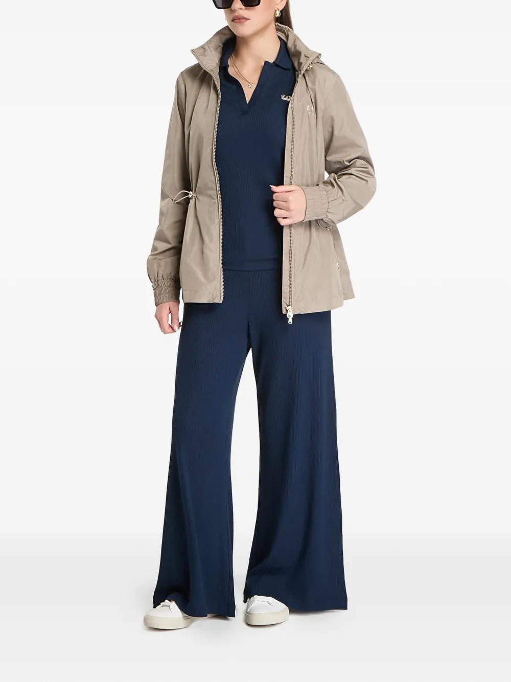 Ea7 Emporio Armani Jack met capuchon Beige