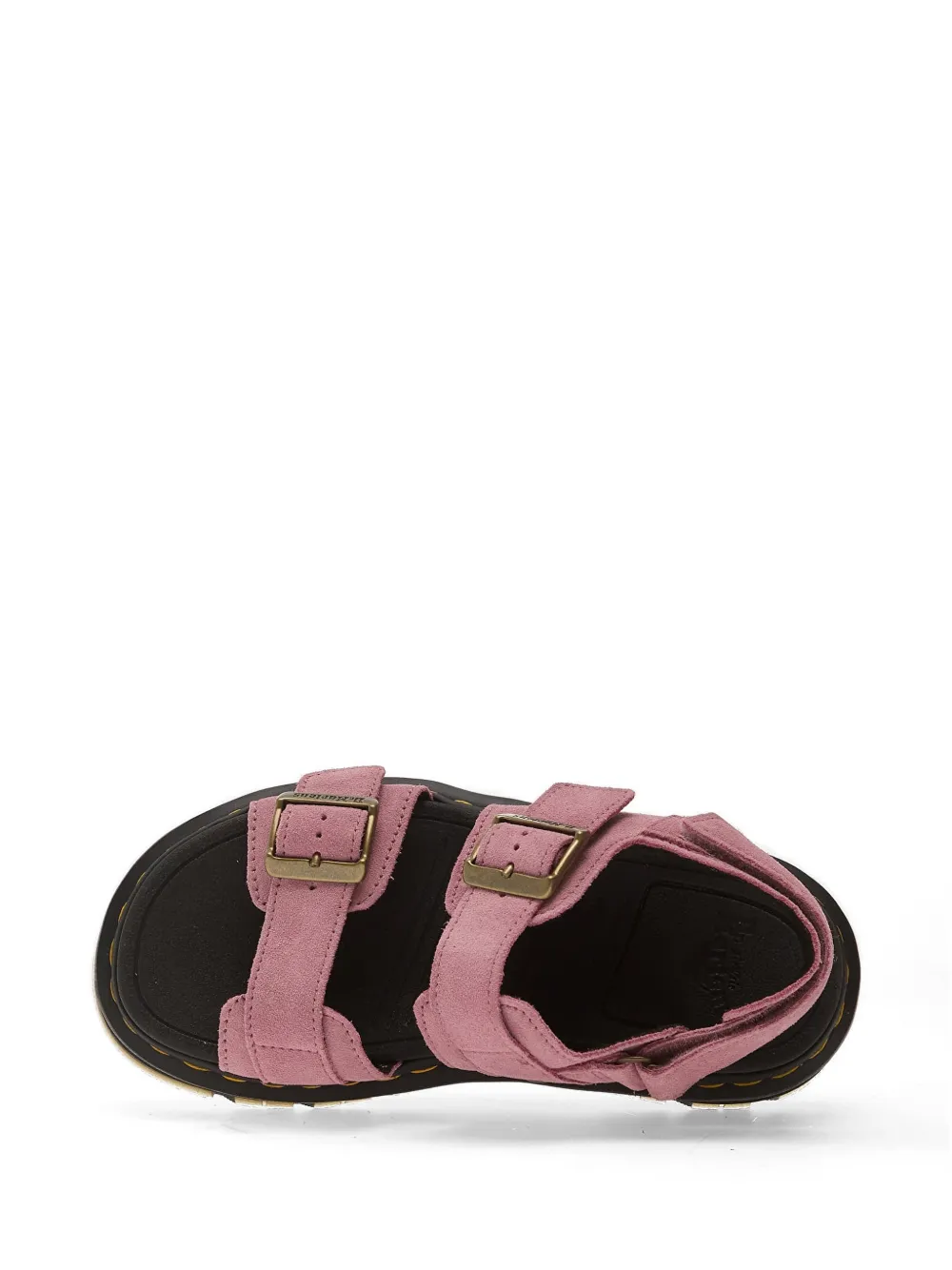Dr Martens Zebzag buckle-fastening platform sandals Roze