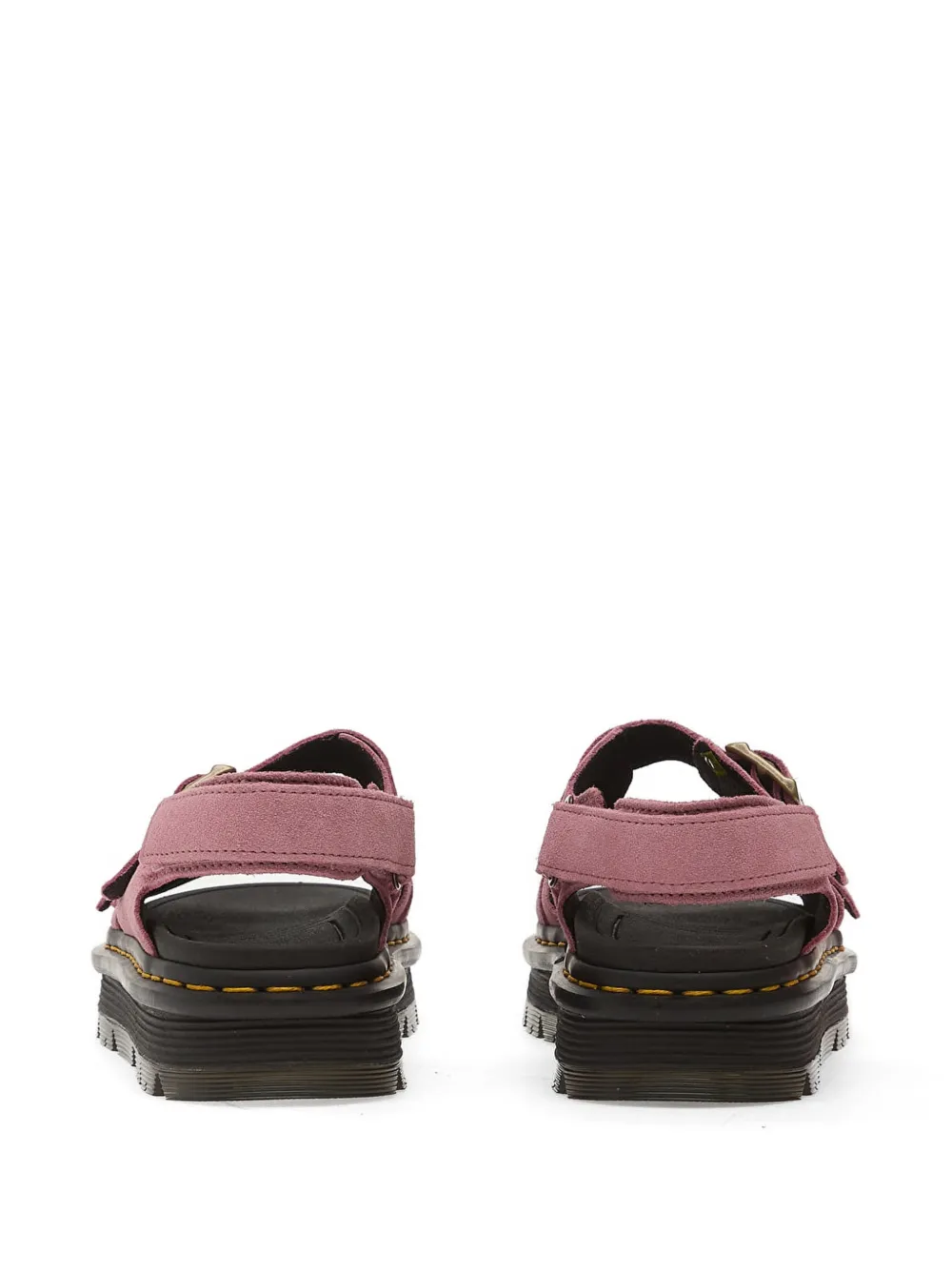 Dr Martens Zebzag buckle-fastening platform sandals Roze