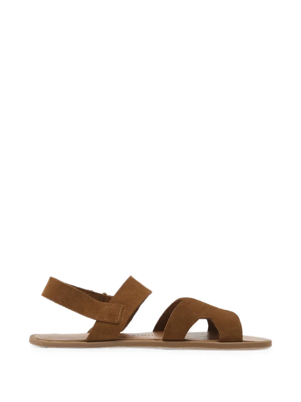 GROUNDIES Juno suede touch-strap flat sandals