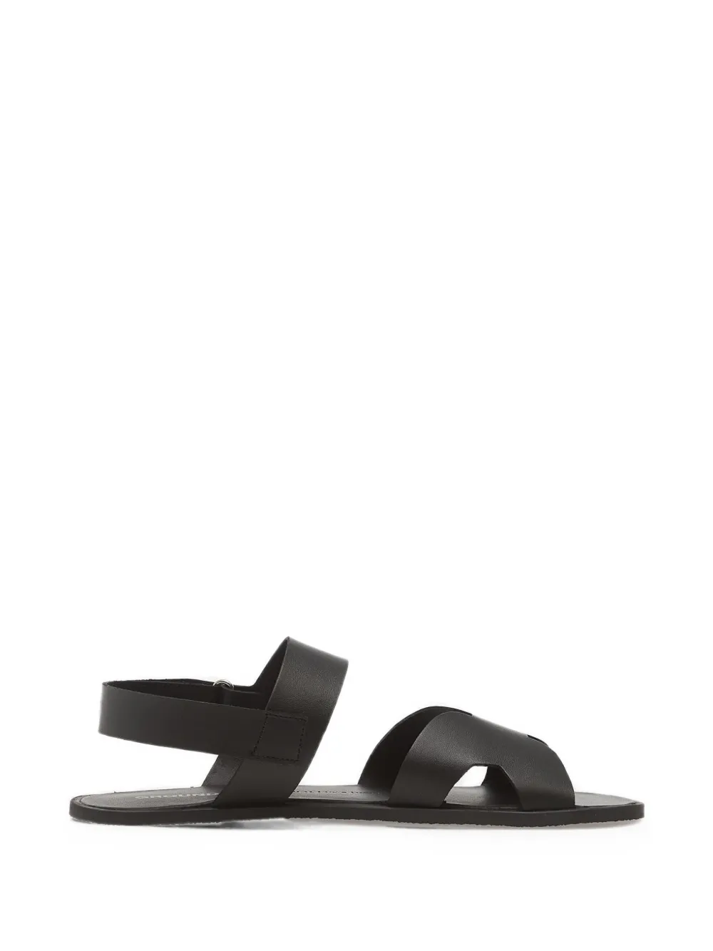 GROUNDIES touch-strap sandals - Nero