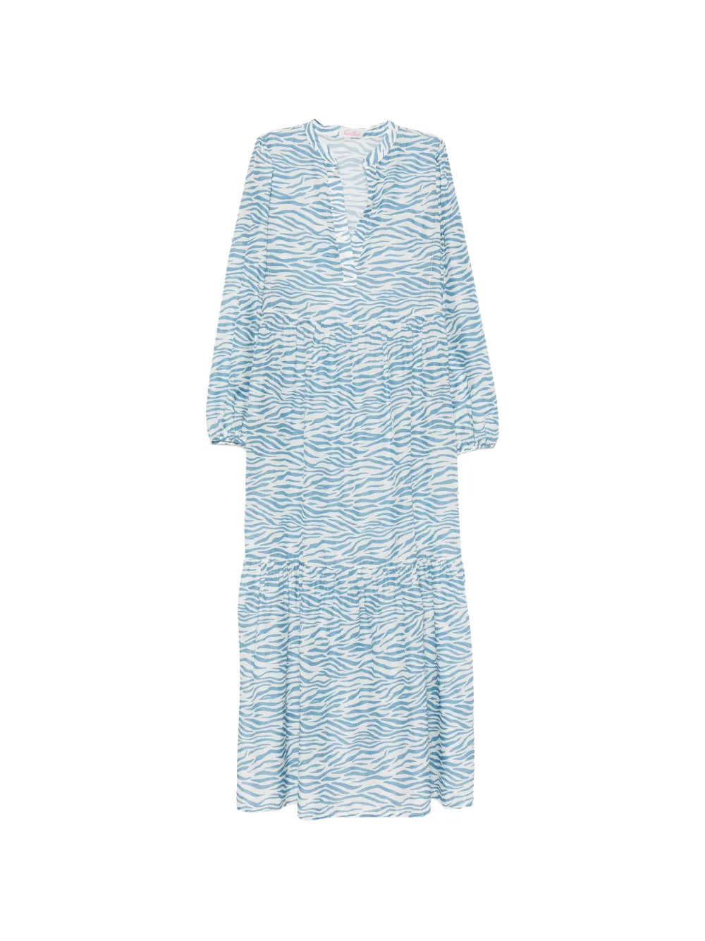 MC2 Saint Barth Sylvia zebra-print maxi dress · XS